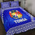 Tonga Coat Of Arms Quilt Bed Set Simplified Version - Blue LT8 - Polynesian Pride