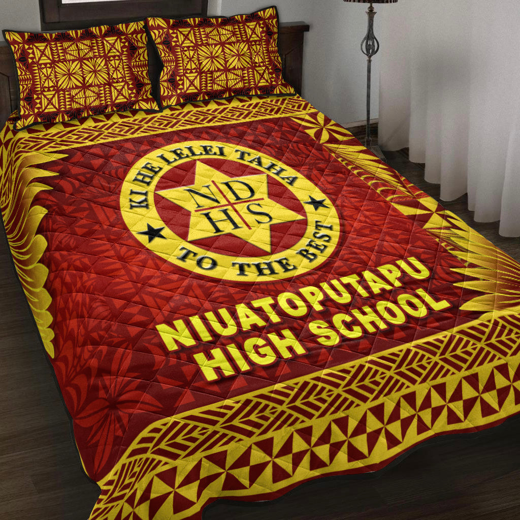 Tonga Niuatoputapu High School Quilt Bed Set Simplified Version LT8 - Polynesian Pride
