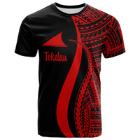 Tokelau T Shirt Red Polynesian Tentacle Tribal Pattern Unisex Red - Polynesian Pride