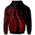 Kosrae Custom Hoodie Red Tentacle Tribal Pattern - Polynesian Pride