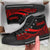 Vanuatu High Top Shoes Red - Polynesian Tentacle Tribal Pattern Unisex Black - Polynesian Pride