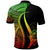 Guam Custom Polo Shirt Reggae Polynesian Tentacle Tribal Pattern - Polynesian Pride