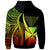 Wallis and Futuna Custom Hoodie Reggae Tentacle Tribal Pattern - Polynesian Pride