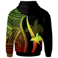 Papua New Guinea Hoodie Reggae Tentacle Tribal Pattern - Polynesian Pride