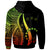 Cook Islands Custom Hoodie Reggae Tentacle Tribal Pattern - Polynesian Pride