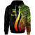 Fiji Custom Hoodie Reggae Tentacle Tribal Pattern Unisex Reggae - Polynesian Pride