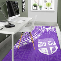 Fiji Rugby Sevens Area Rug Fijian 7s Tapa Polynesian Purple LT13 - Polynesian Pride