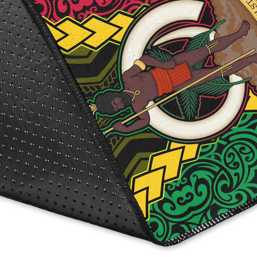 Vanuatu Indigenous Area Rug Proud To Be Ni - Vanuatu Polynesian Pattern LT13 - Polynesian Pride