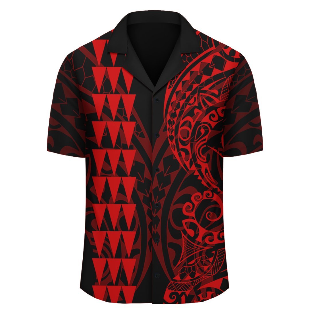 Kakau Polynesian Tribal Hawaiian Shirt Multicolor - Polynesian Pride