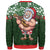 Christmas Sweatshirt - Santa Claus Playing The Ukulele - Polynesian Pride