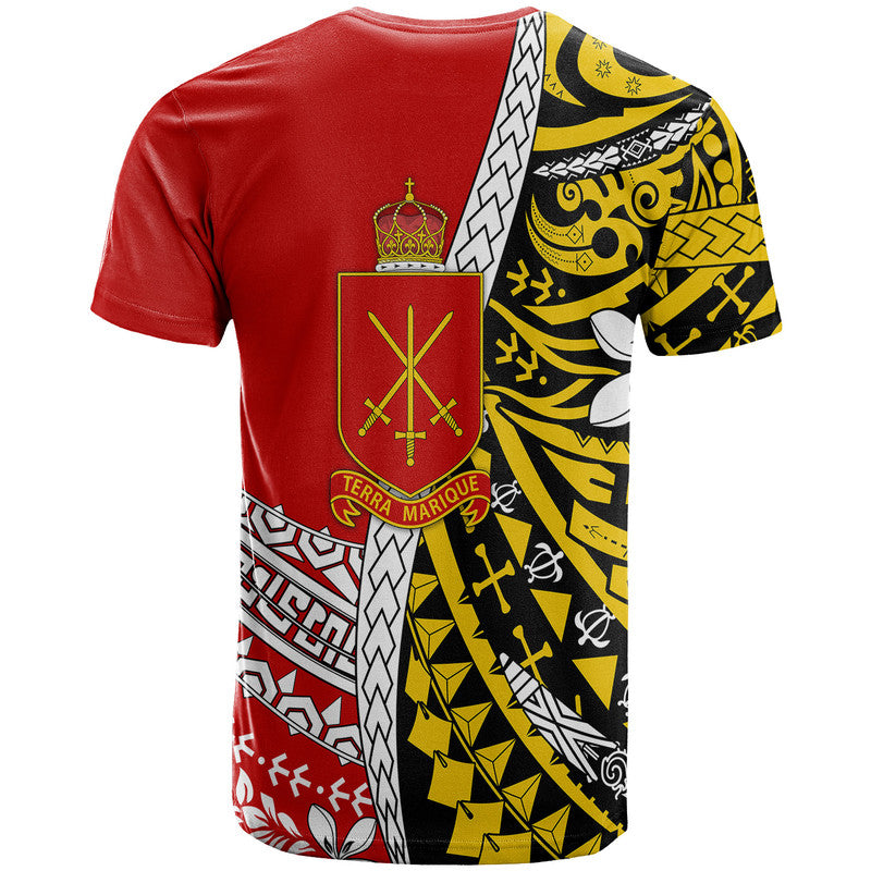 Tonga Terra Marique T Shirt Red Polynesian Minimalist Style LT9 - Polynesian Pride