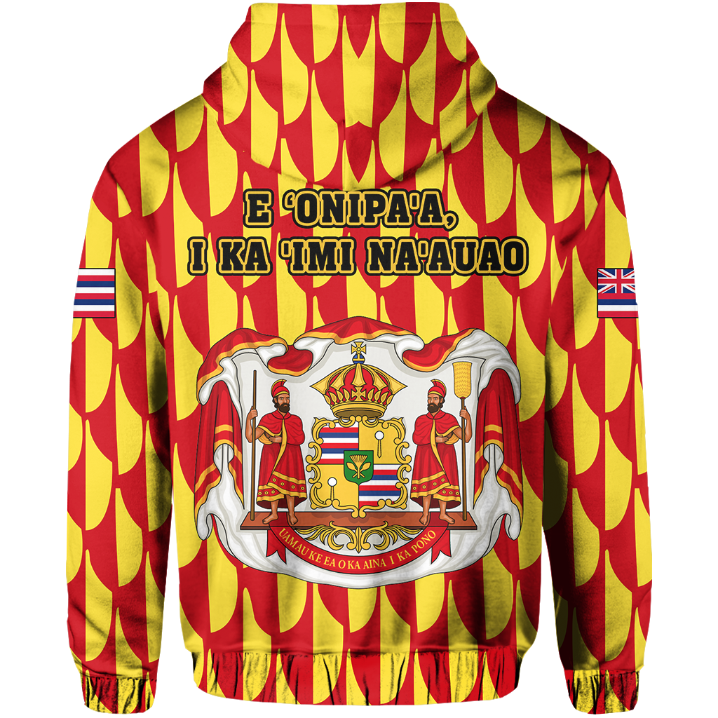 Polynesian Queen Liliuokalani Flag of Hawaii Hoodie - Polynesian Pride