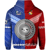 Custom Tonga and Samoa Together Hoodie Unique Style LT8 - Polynesian Pride