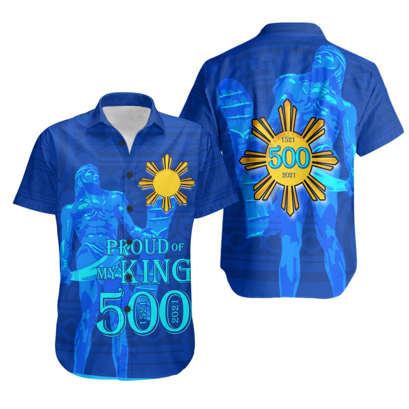 Philippines Shirt - Proud Of My King Unisex Blue - Polynesian Pride