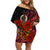 Vanuatu Off Shoulder Short Dress Polynesia Delightful Version 04 LT13 Women Art - Polynesian Pride