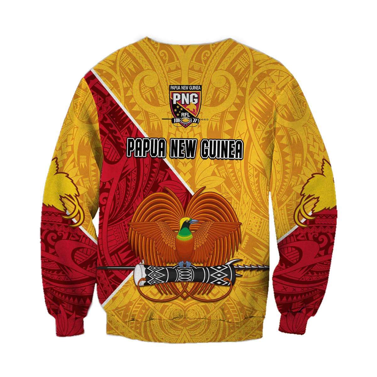The Kumuls PNG Sweatshirt Papua New Guinea Polynesian Dynamic Style LT14 - Polynesian Pride