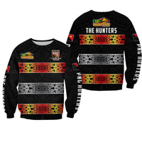 The Hunters PNG Sweatshirt Papua New Guinea Hunters Rugby LT13 Unisex Black - Polynesian Pride