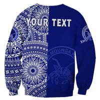 (Custom Personalised) Queen Salote Tonga College Sweatshirt Tongan Ngatu Pattern LT14 - Polynesian Pride