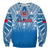 Samoa Rugby Sweatshirt Toa Samoa Polynesian Pacific Blue Version LT14 Unisex Blue - Polynesian Pride