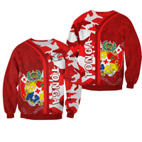 Tonga Unique Sweatshirt Camouflage with Tongan Pattern LT13 - Polynesian Pride