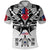 Custom Samoa Black Saturday Polo Shirt 28 Dec 1929 Visual Arts LT9 Adult White - Polynesian Pride