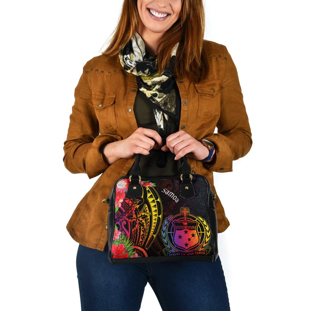 Samoa Shoulder Handbag - Tropical Hippie Style - Polynesian Pride