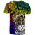 Samoa Custom T Shirt Rainbow Polynesian Pattern - Polynesian Pride