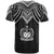 Samoa Custom T Shirt Polynesian Armor Style Black - Polynesian Pride