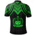 Samoa Polo Shirt Polynesian Armor Style Green - Polynesian Pride