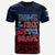 Samoa T Shirt Polynesian Patterns Home Style Unisex Blue - Polynesian Pride