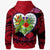 Samoa Hoodie The Love of Blue Crowned Lory - Polynesian Pride