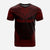 Samoa Custom T Shirt Samoa Coat Of Arms Polynesian Chief Tattoo Red Version - Polynesian Pride