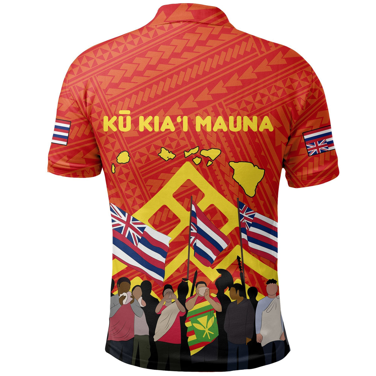 Hawaiian Protectors Mauna Kea Polynesian Polo Shirt - Polynesian Pride