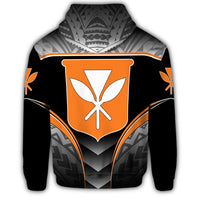 Hawaiian Polynesian Kanaka Hoodie Mea Kaua Style - Polynesian Pride