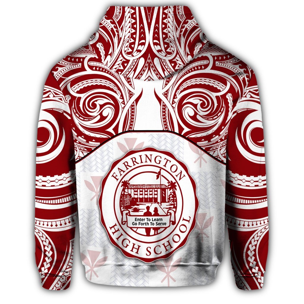 hawaiiZipper Hoodie Kanaka Farrington High School Zipper Hoodie Demodern Style - Polynesian Pride