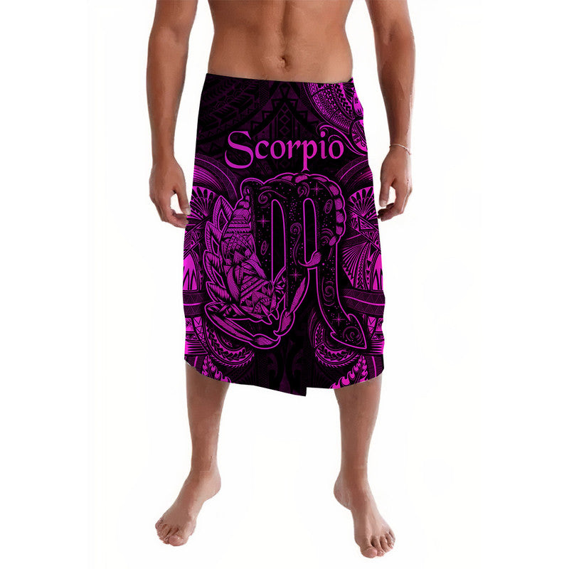 Scorpio Zodiac Polynesian Lavalava Unique Style Pink LT8 Pink - Polynesian Pride