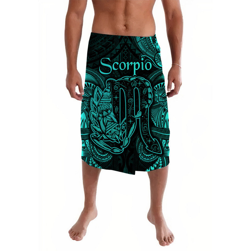 Scorpio Zodiac Polynesian Lavalava Unique Style Turquoise LT8 Turquoise - Polynesian Pride