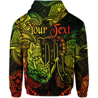Custom Scorpio Zodiac Polynesian Hoodie Unique Style Reggae LT8 - Polynesian Pride