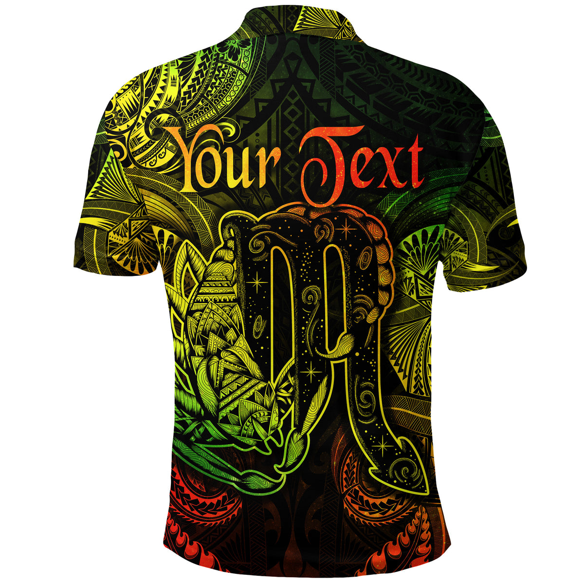 Custom Scorpio Zodiac Polynesian Polo Shirt Unique Style Reggae LT8 - Polynesian Pride