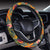 Seamless Tropical Flower Plant And Leaf Pattern Hawaii Universal Steering Wheel Cover with Elastic Edge - Polynesian Pride