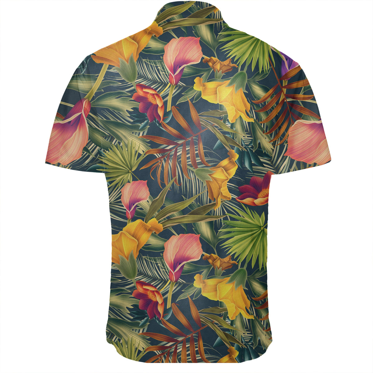 Hawaiian Shirt - Seamless Tropical Flower Plant And Leaf Pattern Shirt - Polynesian Pride