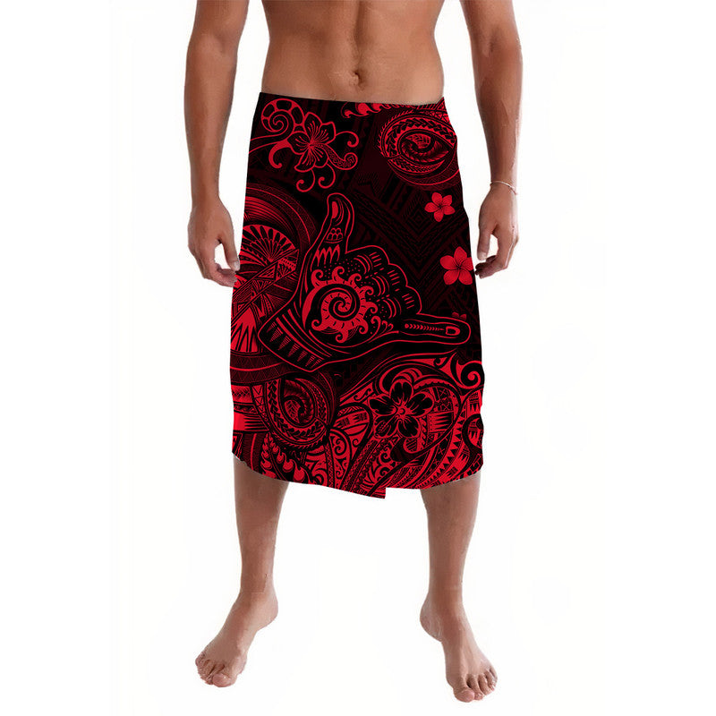 Hawaii Shaka Polynesian Lavalava Unique Style Red LT8 Red - Polynesian Pride