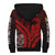 Kolisi Tonga 'Atele Personalised Sherpa Hoodie Roaring Lion LT7 - Polynesian Pride