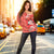 Hibiscus Flower Polynesian - Hawaiian Women's Off Shoulder Sweater - Curtis Style Orange - Polynesian Pride