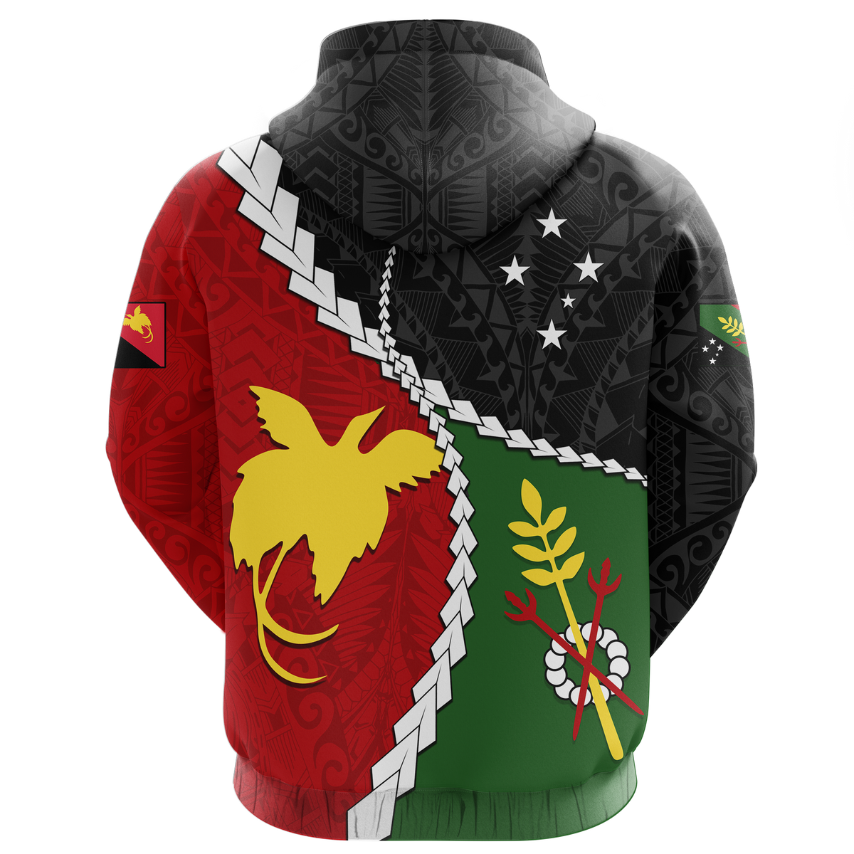 Simbu Papua New Guinea Tribal Hoodie - Polynesian Pride