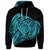 Custom Simple Hoodie Blue - Polynesian Pride