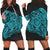 Simple Hoodie Dress Blue AH Black - Polynesian Pride