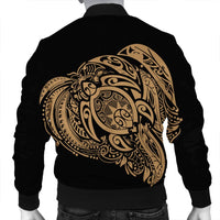 Simple Bomber Jacket Gold AH - Polynesian Pride