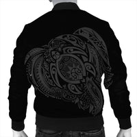 Simple Bomber Jacket Gray AH - Polynesian Pride