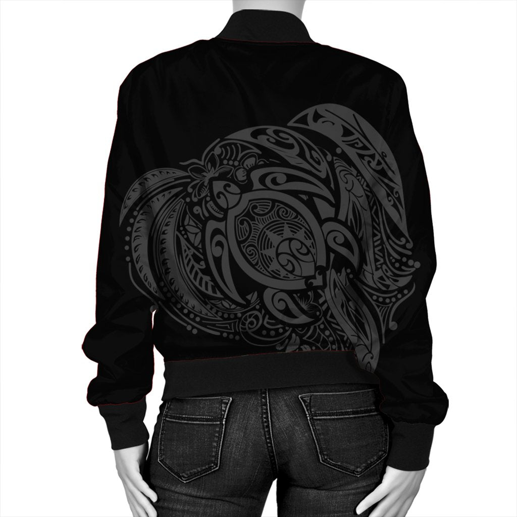 Simple Bomber Jacket Gray AH - Polynesian Pride